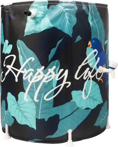 Vista 7 de Rain Barrel - Sistema de recolección de agua de lluvia plegable anticolapso, tanque de almacenamiento de agua portátil, captador de agua para jardín