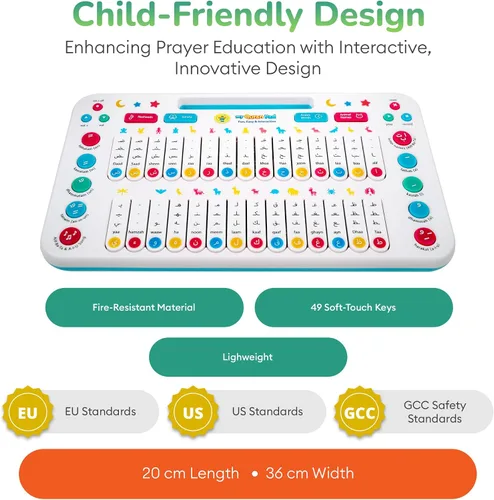Vista 5 de My Salah Mat My Quran Pad Almohadilla interactiva de aprendizaje árabe para niños