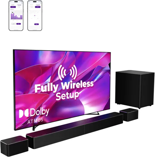 Vista 10 de ULTIMEA Sistema de sonido envolvente de 2.1 canales para TV, barra