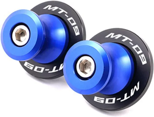 Vista 11 de Carretes de basculante de aluminio CNC de 0.236 in para motocicleta, tornillos deslizantes para Yamaha MT09 MT-09 FZ09 2013-2022 deslizadores