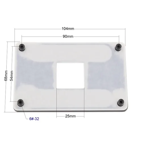 Vista 2 de Placa trasera de placa base de metal, soporte de disipador térmico de CPU para AMD AM4 Compatible con AMD AM4, base de radiador, placa posterior