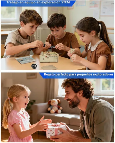 Vista 7 de Kits de ciencia para niños de 8 a 12 años de 12 a 14 años, kit de radio