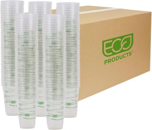 Vista 17 de Eco-Products, Inc GreenStripe - Vasos para bebidas frías, Transparente, 1000