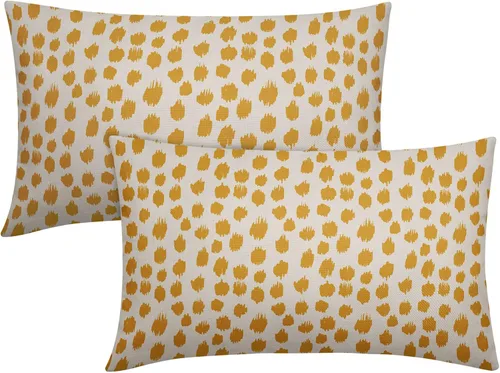 Vista 115 de Sweetshow Juego de 2 fundas de almohada de 16 x 16 pulgadas, diseño bohemio, con diseño de lunares, moderno y moderno, para exteriores, decorativas