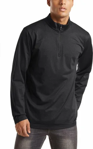 Vista 7 de MAGNIVIT Camisas de correr con cremallera de 14 para hombre de manga larga forro polar
