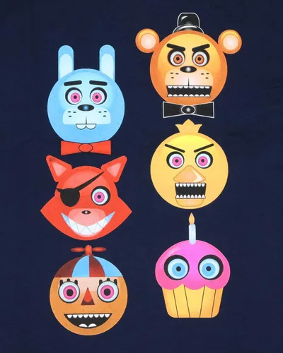 Vista 4 de Five Nights At Freddy's Camiseta para niño I Survived