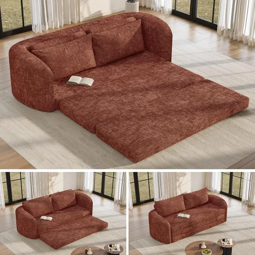 Vista 11 de Vesgantti Sofá modular sin hueso de 114 pulgadas, moderno sofá de 5 plazas en forma de U con 2 otomanas y asientos profundos, sofás de nube