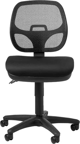 Vista 4 de Office Star ProGrid - Silla de oficina con respaldo transpirable, ajustable y ergonómica, con soporte lumbar integrado, tela Coal FreeFlex