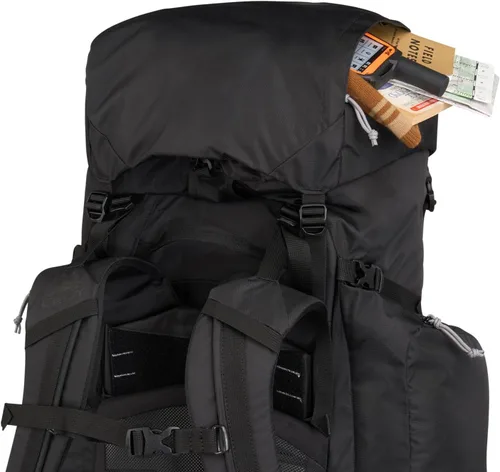 Vista 11 de Kelty Coyote - Mochila de 60 a 105 litros, para hombre y mujer (actualización 2020) - Mochila de senderismo, mochilero, mochila de viaje, Negro