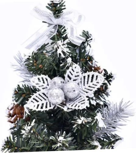 Vista 8 de DECHOUS 2 piezas de decoración de mesa, decoración de escultura, mini decoración de Navidad, cascabeles de Navidad, decoración de mesa de Navidad