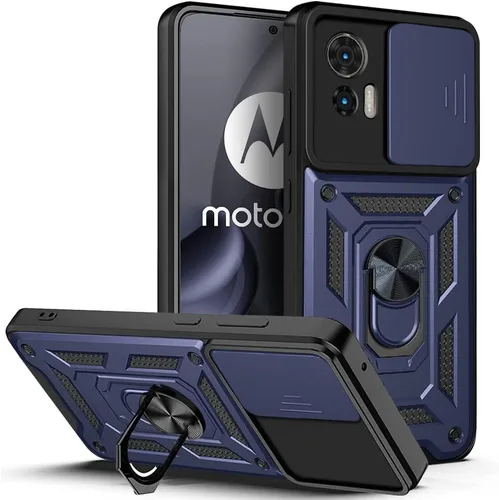 Vista 89 de Compatible con carcasa de soporte Infinix Zero Ultra 5G, con cubierta de lente de cámara deslizante compatible con funda Infinix Zero Ultra 5G Negro