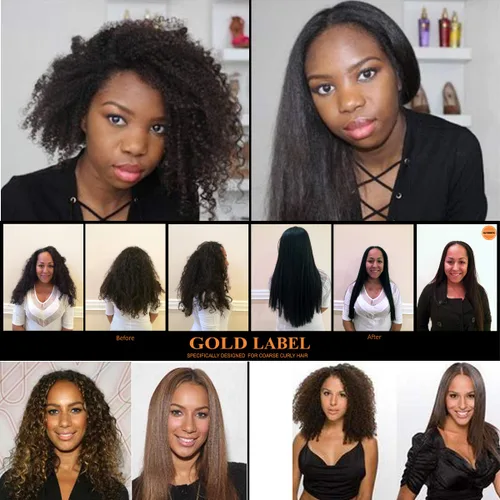 Vista 8 de Tratamiento de Queratina Blowout profesional grande juego diseñado específicamente para grueso, negro, africano, Dominicana y rizado brasileño tipos