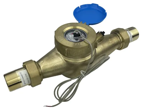 Vista 13 de DAE Medidor de agua caliente sin plomo MJ-75R NTEP, acoplamientos NPT de 3/4", salida de pulso, galón