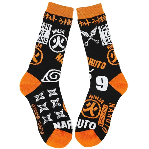 Vista 2 de Naruto Clan Symbols Crew Calcetines