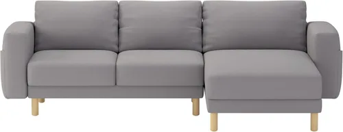Vista 3 de Asiento duradero de tres o dos (3 o 2) con funda de sofá de repuesto por encargo compatible con IKEA Norsborg - Funda para sofá esquinero seccional
