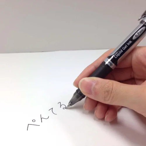 Vista 3 de Pentel bolígrafo Enajeru BL57-A 10 piezas Set Negro Axis