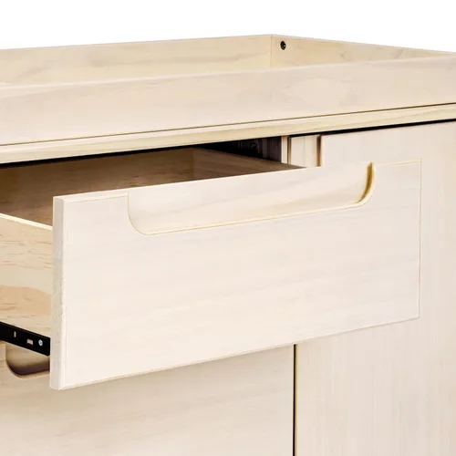 Vista 9 de Babyletto Yuzu - Cómoda para bebé con 3 cajones, certificado GREENGUARD, color natural lavado