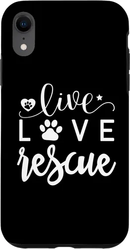 Vista 8 de iPhone 14 Love Rescue Rescue Pet Adoption Live Dog Shelter Forever Case