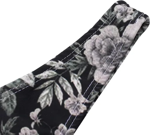 Vista 57 de AIBEARTY Traje de baño de dos piezas con estampado de calaveras para mujer, conjunto de bikini triangular de corte alto para fiesta, festival