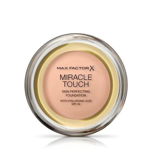 Vista 6 de MAX FACTOR - Miracle Touch Foundation - Fórmula ligera de crema a líquido - SPF 30 y ácido hialurónico - Bronce 80 80 Bronce
