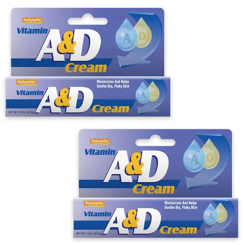 Vista 8 de 2X Natureplex Vitamina A y D Crema 1.5 oz Pañal Sarpullido Cortar Quemaduras Piel Agrieta