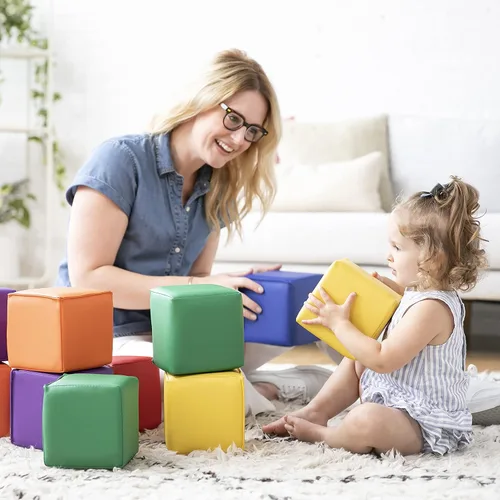 Vista 9 de ECR4Kids Softzone - Bloques blandos para niños (12 piezas)