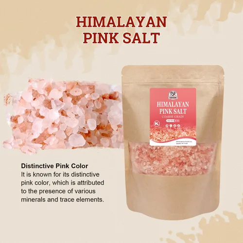Vista 3 de 52USA - Sal rosa del Himalaya gruesa, sal marina rosa del Himalaya, grano grueso, 2 libras, sal del Himalaya, sal rosa, sal de roca para recambio