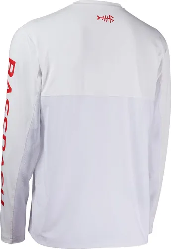 Vista 2 de BASSDASH - Camiseta de manga larga para hombre, ideal para pesca, con protección solar ultravioleta UPF 50+