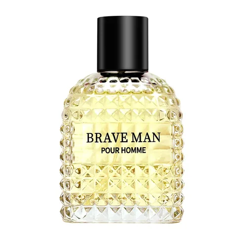 Vista 5 de Brave Man - Perfume natural para hombre Brave Man Pour Homme para hombre Eau de Parfum Colonia para hombres, gran sabor natural para uso diario
