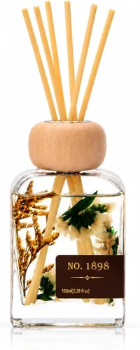 Vista 18 de Bamboo Reed Diffuser, 3.34 Fl Oz Esencial de bambú
