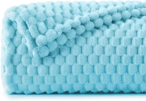 Vista 19 de BEDELITE Manta de forro polar para sofá y cama, manta decorativa de jacquard 3D de almendra, súper suave y acogedora, manta mullida cálida adecuada