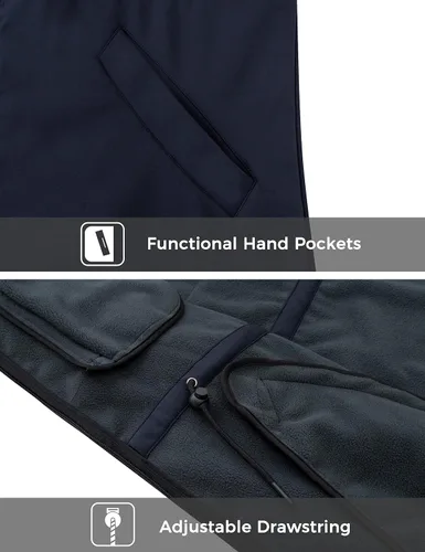 Vista 6 de wantdo Parka de natación unisex impermeable larga para adultos y jóvenes