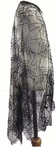 Vista 4 de Bufanda de encaje para chimenea, para Halloween, decoración de chimenea