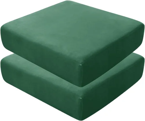 Vista 53 de Fundas de asiento de terciopelo ultra suave, fundas de cojín de asiento suave SOFE fundas de sofá con parte inferior elástica lavable funda