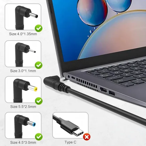 Vista 7 de Cargador SZGUDULO de 65 W, 45 W, 33 W, compatible con portátil Asus