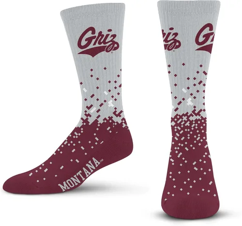 Vista 22 de For Bare Feet Calcetines de la NCAA para niños y niñas, unisex, Spray Zone Crew, para jóvenes