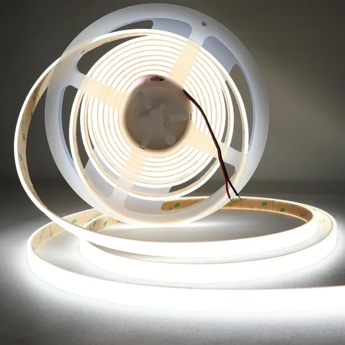 Vista 7 de COB - Tira de luces LED blancas, 6000K 528LEDs/M 90Ra+ DC12V Tubo de silicona Tiras de luces LED, tiras de luces LED, impermeables, IP67 Lineal COB