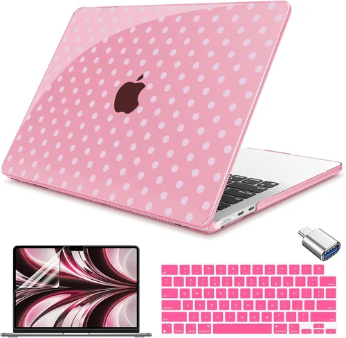 Vista 36 de Teryeefi Funda rígida para MacBook Air M3, M2, M4, MacBook Air de 13 pulgadas 2025, 2024, 2023, 2022, versión A3240, A3113, A2681, carcasa rígida