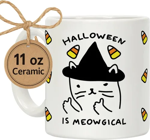 Vista 41 de LookHUMAN Tazas de Halloween Taza de café de Halloween - Tazas de café para decoración ideales para amantes y entusiastas de la decoración - Taza