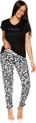 Vista 5 de bebe Conjunto de ropa de dormir de pijama y pantalones de descanso para mujer