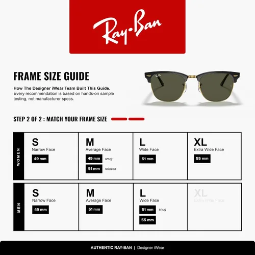 Vista 5 de Ray-Ban RB3016 Clubmaster - Lentes de sol cuadrados