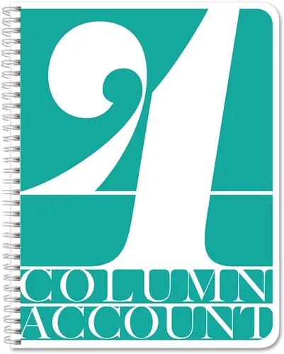 Vista 24 de BookFactory Libro de contabilidad de 2 columnas/libro de cuentas/libro de contabilidad/cuaderno (libro columnar de dos columnas) – tapa dura