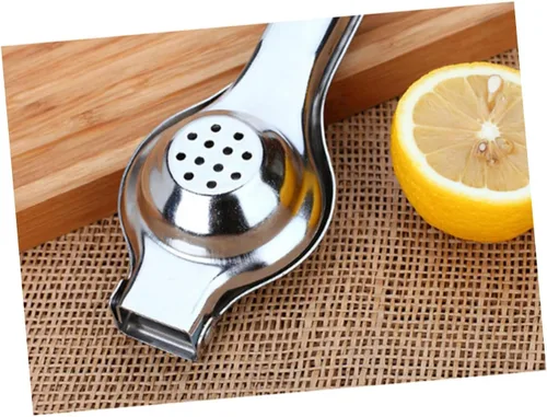 Vista 8 de Cabilock Prensa de exprimidor de frutas cítricas Prensa impermeable reutilizable de acero inoxidable para naranja limón