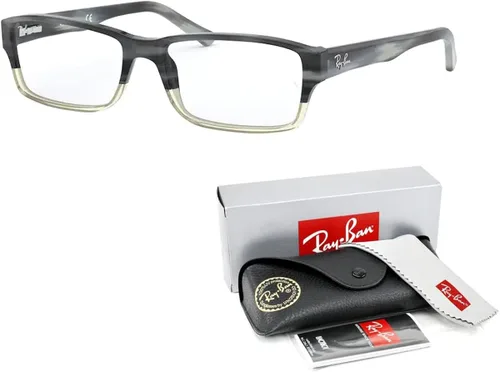 Vista 3 de Ray-Ban RX5469 - Lentes rectangulares para hombres y mujeres + paquete con kit de lentes de cortesía de diseñador iWear