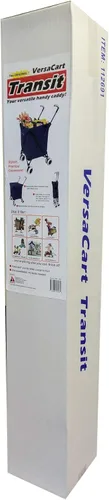 Vista 5 de Carrito de compra plegable – Versacart Transit Utility Cart – Transporta hasta 120 libras (resistente al agua, lona resistente)