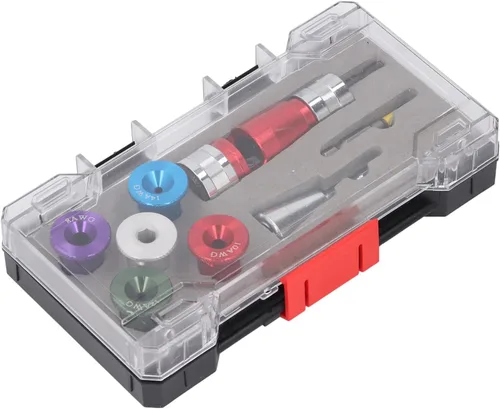 Vista 6 de WALFRONT Pelacables de taladro eléctrico, juego de herramientas de pelado de cables con tornado, para cables duros sólidos de 6, 8, 10, 12, 14 AWG