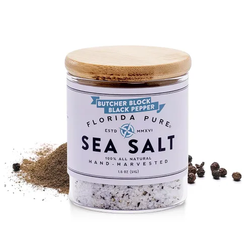 Vista 12 de FLORIDA PURE Sal marina de ajo negro – 80+ sal marina mineral, natural, sin refinar, no yodada – para hornear, cocinar, condimentar y mejorar