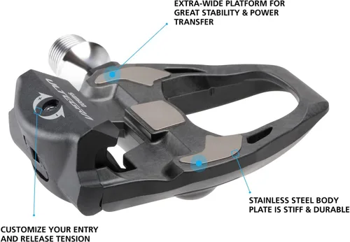 Vista 2 de SHIMANO PD-R8000 E1/ SPD-SL Rennrad-Pedal