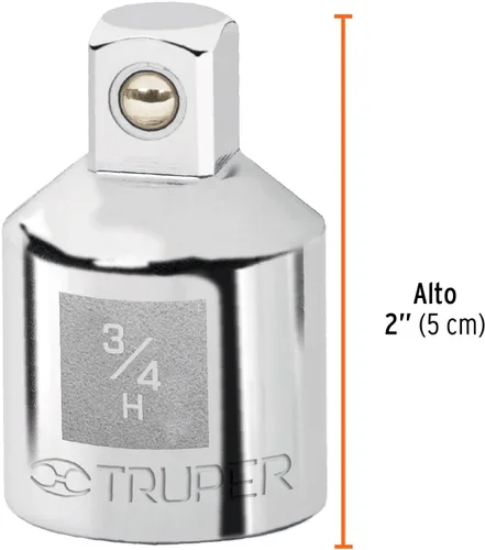Vista 3 de Truper Adaptador 3/4" Hembra 1/2" Macho