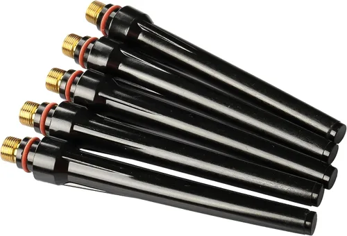 Vista 4 de 5 unids TIG soldadura 57Y02 tapa trasera larga para la antorcha de soldadura TIG wp 17 18 26 consumibles de Tig de la serie Suministros de soldadura
